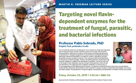 Chemistry & Biochemistry Guest Lecture: Pablo Sobrado Chemistry & Biochemistry Guest Lecture: Pablo Sobrado