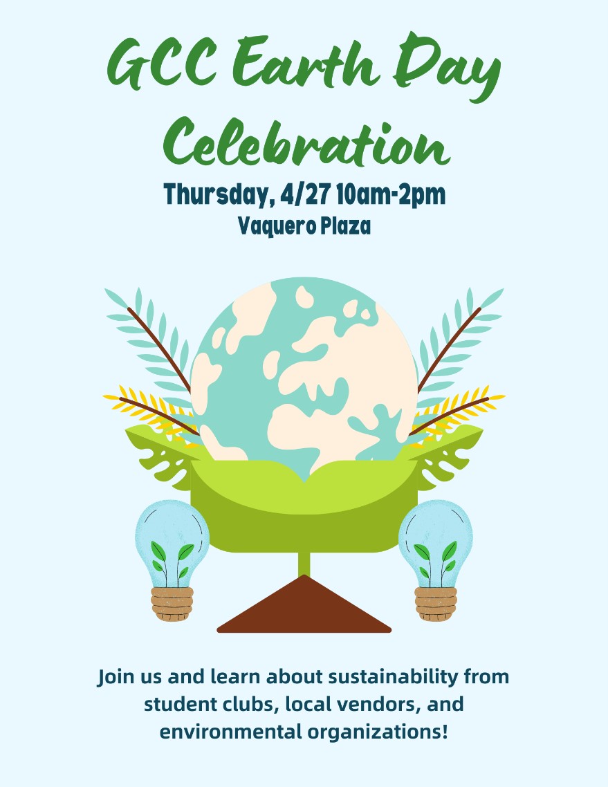 Earth Day Event, Thursday, April 27, 2023, 10am - 2pm - GCC Calendar |  Glendale Community College