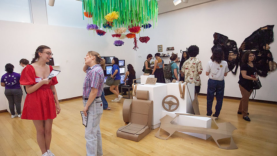 2025 Thesis & Senior Exhibition opening