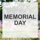 Memorial Day - Offices Closed