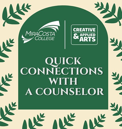 CAA Quick Connections with a Counselor CAA Quick Connections with a Counselor